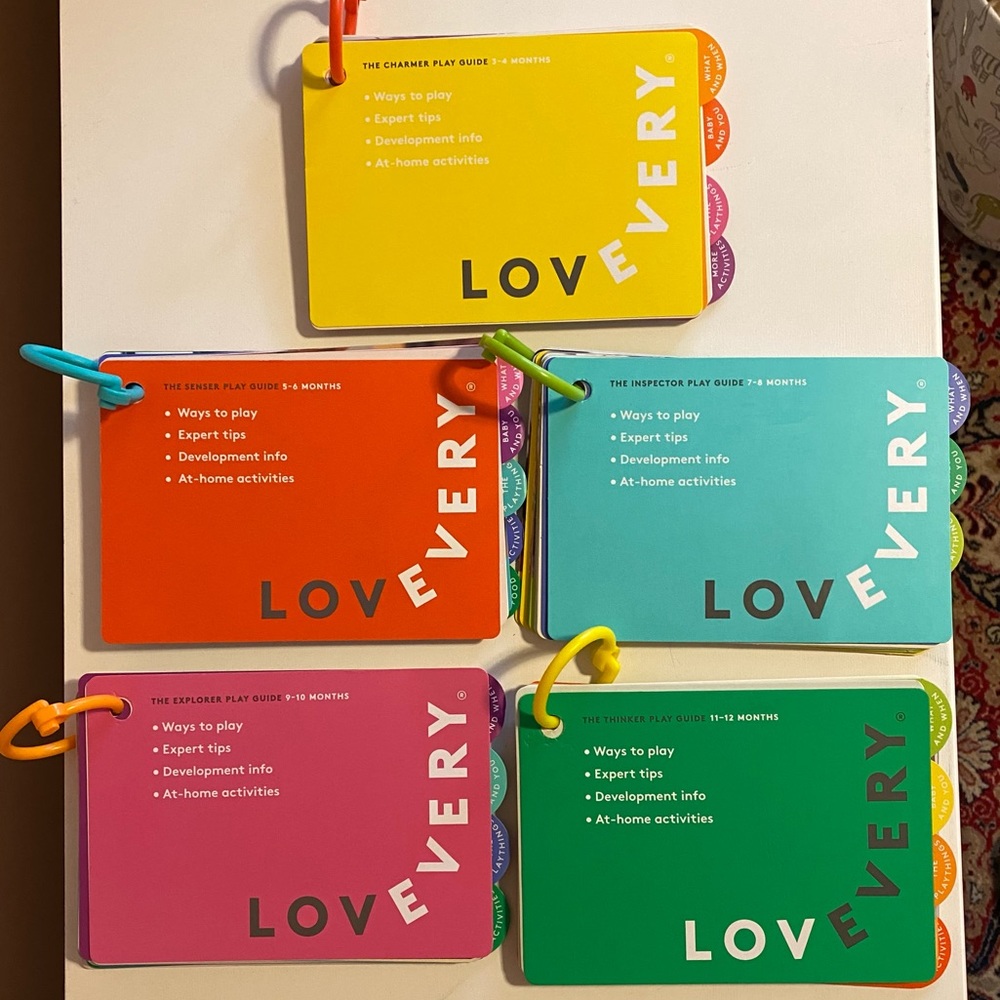 Lovevery Play Guides Set of 5 (3-12 months)
